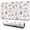 White Fairy Castle-1, variant on Long Mouse Pads for Desk,White Fairy Castle Pattern Desk Mats on Top Of Desks, Desk Mouse Pad Extra Large with 3mm Non-Slip Base and Stitched Edge for Gaming,Office,Work,Home 31.5"x11.8"