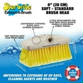 thumbnail image 3 of Star Brite Soft Yellow 8" Boat Wash Scrub Brush Head, 3 of 11