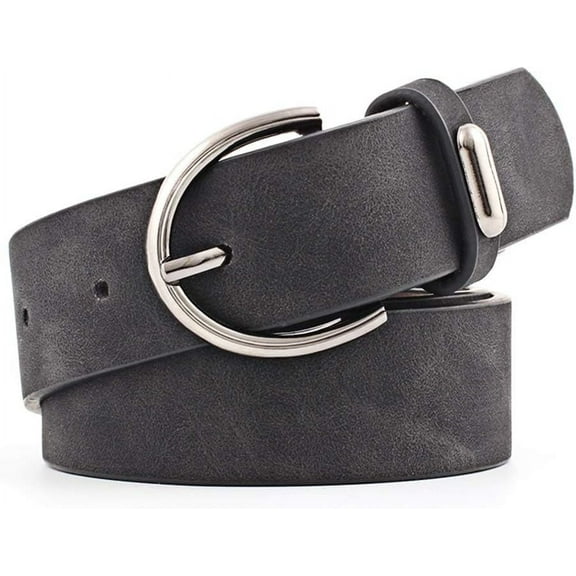 Women Fashion PU Leather Dress & Jeans Waist Belt for Girls and Ladies Classic Buckle