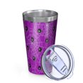 thumbnail image 2 of 16oz Tumblers Spider Web Halloween Pattern Stainless Steel Vacuum Insulated Double Wall Travel Tumbler Cups Mug with Lid and Straw,Cleaning Brush for Coffee,Tea, 2 of 4