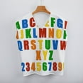 ANYWAY.GO Casual Vneck sweater women's vest Puzzle Style Z Alphabet