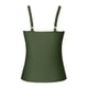 thumbnail image 5 of MKLEKYY Trajes De Baño Mujer Completo Women Lace Up Swimwear Tops Underwire Full Coverage Bikini Top Push Up Swim Crop Top Tie Back Bathing Suit Tops, 5 of 5