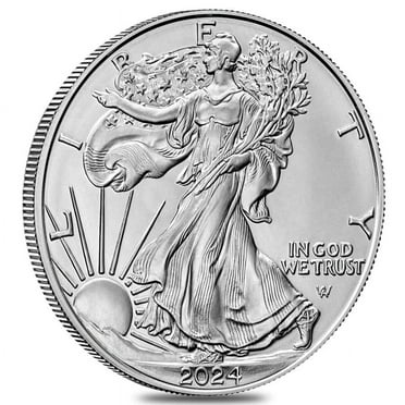 2024 Silver American Eagle Coin - 1 Troy Ounce, .999 Pure