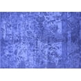 thumbnail image 1 of Ahgly Company Machine Washable Indoor Rectangle Oriental Blue Industrial Area Rugs, 7' x 9', 1 of 4