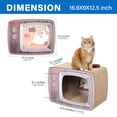 thumbnail image 3 of Cama de ocio duradera Cat Scraper FluffyDream TV, 44 x 34 x 23 cm, 3 of 5