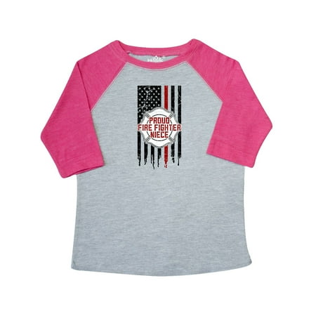 

Inktastic Proud Firefighter Niece Gift Toddler Toddler Girl T-Shirt