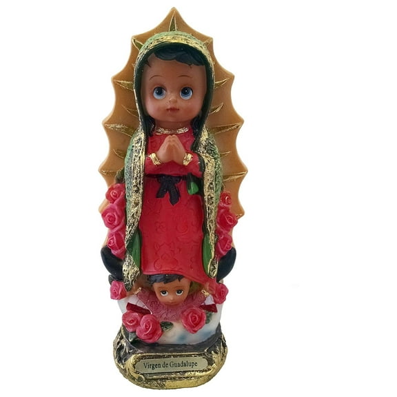 8" Our Lady Of Guadalupe Statue Virgin Mary Catholic Virgen Maria De Baby Kids