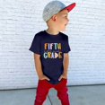 thumbnail image 5 of KVPLBQFD Girls Summer Graphic Top Cute Letter Printed T Shirts for Toddler Crew Neck Casual Fit Tops Tweens Girl Trendy Loose Sports Clothes, 5 of 6