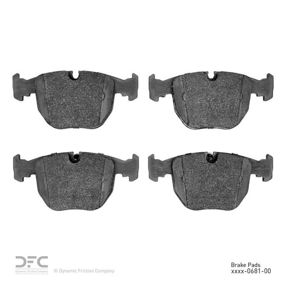 Dynamic 1551-0681-00 DFC 5000 Advanced Brake Pads - Low Metallic Fits select: 2002-2006 BMW X5 3.0I, 2000-2001 BMW X5