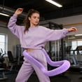 thumbnail image 3 of Bookk Upgraded Version (4.4 Lbs) Soft Weighted — Friendly Design; Silent Fitness ; & Portable Exercise (Purple/Yellow/), 3 of 4