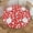 Red Polka Dots, variant on muroi Watercolor Cherry with Twig Round Fitted Tablecloth with Elastic Protector Table Kitchen Dinner Waterproof Oil-Proof Table Covers Fits 40"-44", Small