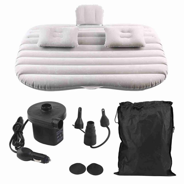 Colchón inflable para asiento trasero de coche, cama de aire para descansar, dormir, viajar y acampar.