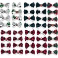 thumbnail image 2 of 50PCS Dog Christmas Bows Movable Pet Dog Bowtie Dog Collar Christmas Accessories Pet Supplies for Small Dogs ShopWise Round, 2 of 11