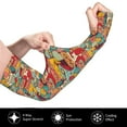thumbnail image 3 of Gaeub Funny Owl Bird Cooling Sleeves for Unsex, Arm Sleeves, UV Sun Protection Sleeve to Cover with Silicone Anti-Slip, 3 of 8