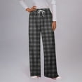 thumbnail image 2 of Edvintorg Womens Lounge Pants Comfy Pajama Pants Plaid Pajama Bottoms with Drawstring Pj Bottoms Pants, 2 of 5