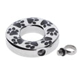 thumbnail image 2 of Hollow Round Pet Ash Urn Locket Impermeable Impermeable Ashed Jar Pendant Sunnimix Medallón redondo de la urna de la ceniza, 2 of 8