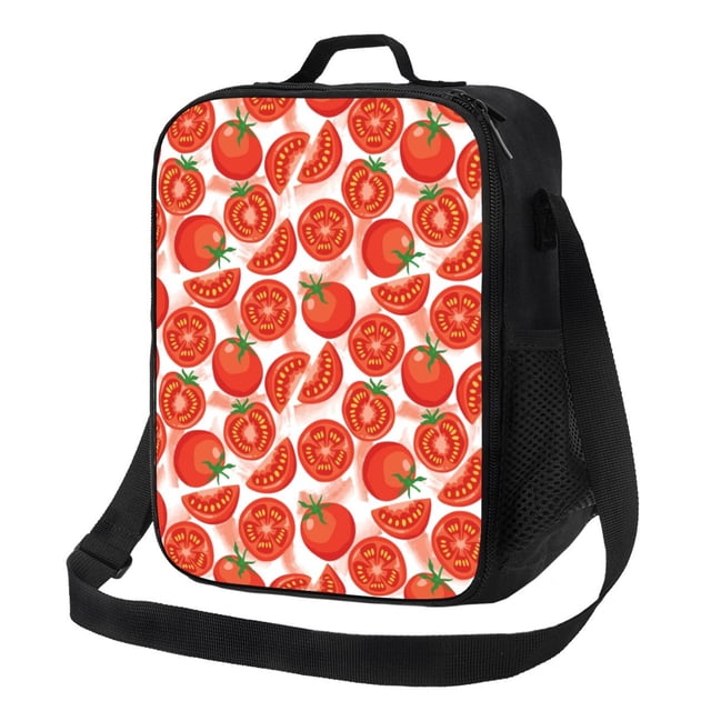 Balery Tomatoes Caja de Almuerzo y Bolsa de Almuerzo para Hombres y Mujeres, Bolsa de Almuerzo Reutilizable con Gran Capacidad, Bolsa de Almuerzo Aislada