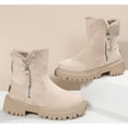 thumbnail image 6 of Women's Snow Middle cylinder Boots - with Anti-Slip Sole Walking Boots, 6 of 7