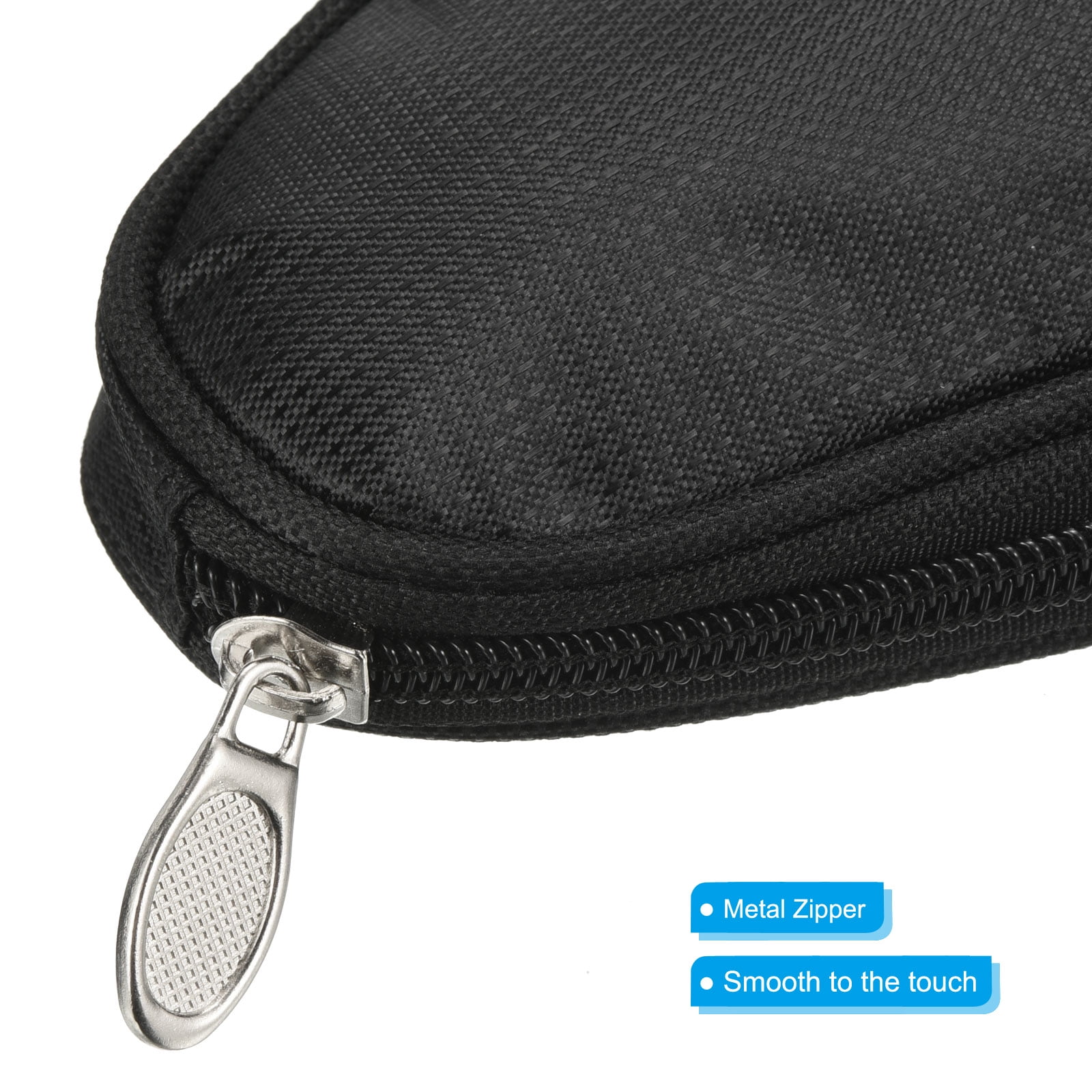 Table Tennis Racket Case Ping Pong Paddle Case Soft Cover Container Bag Gourd Shape for Sports, Black 2 Pack