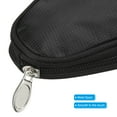 thumbnail image 4 of Funda para raquetas de tenis de mesa, funda para palas de ping pong, bolsa de contenedor de cubierta suave en forma de calabaza para deportes, paquete de 2 en color negro, 4 of 7