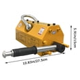 thumbnail image 3 of Techtongda1500KG Steel Magnetic Lifter Heavy Duty Crane Hoist Lifting Magnet Magnetic Hanger, 3 of 11