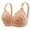 Gray B, variant on Zpanxa Wireless Back Closure Bra Textured Design Breathable Comfort Support Lightweight T-Shirt Bra for Women Everyday Wear