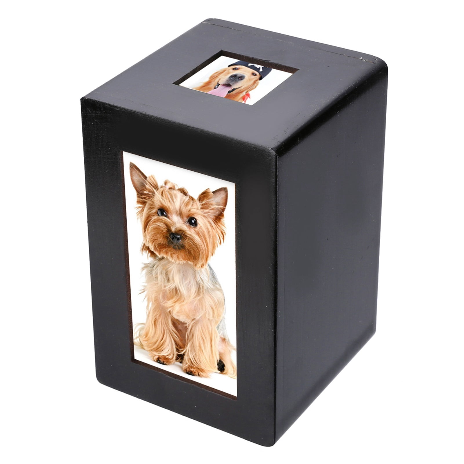 Peaceful Memorial Photo Frame Keep Box For Home Storage Holder Wooden Pet Urn Box Dog Cat Cremation Urn