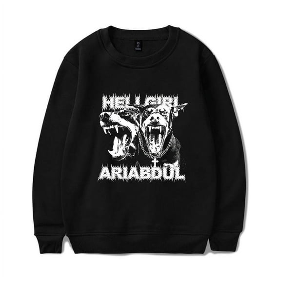 Ari Abdul Merch Doberman Single Sided Sweatshirt Crewneck Men Women Long Sleeve Hoodie Streetwear Pullover Top