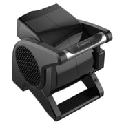 Lasko 14 High Velocity Utility Fan, 3-Speed, 2 Outlets, Pivoting, Black, U15617