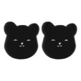 thumbnail image 1 of Épilateur pour Poils d'Animaux, Attrape-Poils Efficace, Matériau en Éponge Douce, Forme d'Ours Réutilisable, pour Machine à Laver, Noir, 1 of 7