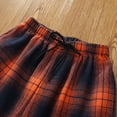 thumbnail image 6 of Bovxnpu Girls Plaid Wide Leg Pants Loungewear Pants Plaid Straight Leg Girls Summer Fashion Daily Casual Comfortable Wear Pants, 6 of 9