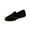Black, variant on Women Slip On Flats,Flat Toe Casual Rhinestone Flocked Slip Ons Wine