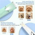 thumbnail image 5 of Dog Clippers for Grooming for Heavy Thick Hair Coats, Low Noise Hair Trimmer, Rechargeable Cordless Pet Shaver, Dog Grooming Kit with Paw Trimmer Nail Grinder for Small Large Dogs, 5 of 7
