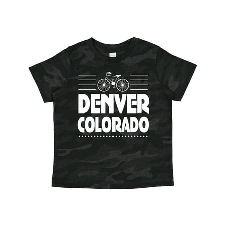 

Inktastic Denver Colorado Biking Gift Toddler Boy or Toddler Girl T-Shirt
