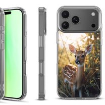 For iPhone 17 Pro Shockproof Protective Phone Case, by OneToughShield - Fawn Deer