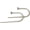 Pewter, variant on MERIVILLE Set of 2 Decorative Gold Prima Window Curtain Holdbacks for Draperies