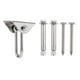 thumbnail image 2 of para , colgadores giratorios giratorios de material acero inoxidable de 360 ​​ degree, s giratorios para montaje tejado, accesorio para CUTICAT ganchos para colgar hamaca, 2 of 8