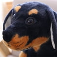 PHENAS Rottweiler Dog Plush Stuffed Animal Stuffed Animal Puppy Dog, 12