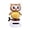 B, variant on Solar Bobble Shaking Head Dancing Toy | Solar Powered Toy Dancing Figure | Car Dashboard Shaking Decor Cute Solar Dancing Shaking Head Animals Car Dashboard Decoration - Coffe