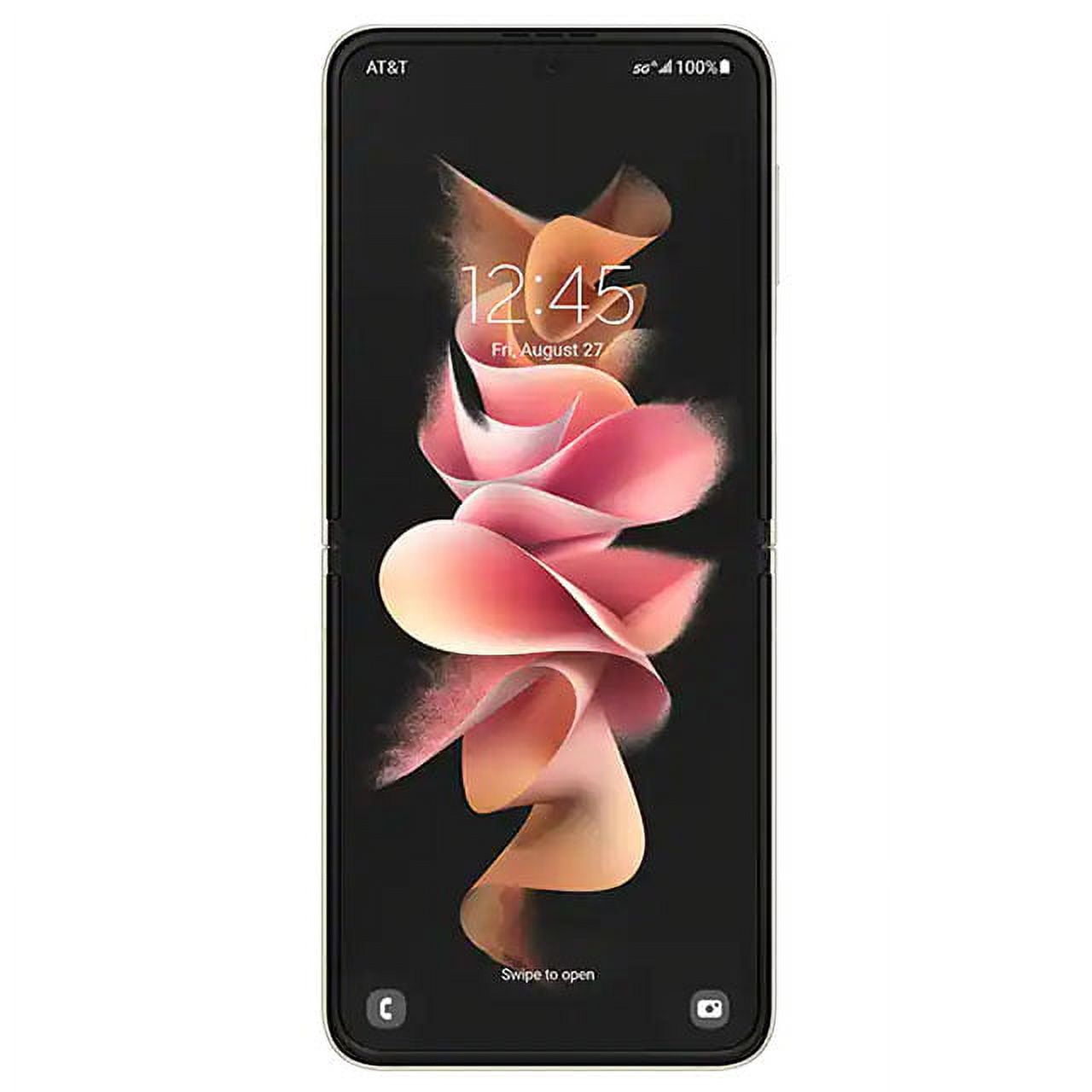 Pre-Owned Samsung Galaxy Z Flip3 5G F711U (Fully Unlocked) 128GB Cream (Grade C)