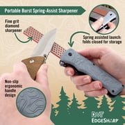 DMT Burst – Spring-Assisted Diamond Sharpener with Fine Grit & Ergonomic Grip for Sharpening Outdoor Tools & Knives