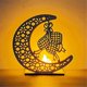 thumbnail image 2 of Wooden Crafts Ornament Lamp Middle East Festival Eid Decorative Lamp Moon LED Decorative Lamps, I, 2 of 5