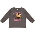 thumbnail image 3 of Inktastic Little Monkey Girl 3rd Birthday Girls Long Sleeve Toddler T-Shirt, 3 of 5