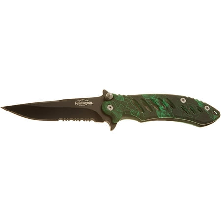 Sportsman Series F.A.S.T. Folding Blade Zombie Hunter - Green (19987), Made in China. By