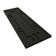 thumbnail image 6 of Ekena Millwork 12"W x 34"H True Fit PVC Hastings Fixed Mount Shutters, Black (Per Pair - Hardware Not Included), 6 of 9
