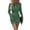 Army Green, variant on Autumn O Neck Knitted Dress Women Casual Solid Long Sleeve Elegant Atmospheric Tight Fitting Dress 2025 Sweater Dresses Female Mini Slim Party Dress Army Green L