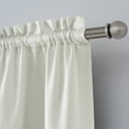 thumbnail image 3 of Mainstays Solid Room Darkening Curtain Panel Pair, Set of 2, Arctic, 30"W x95"L, 3 of 5