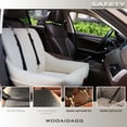 thumbnail image 4 of Asiento de coche Wooaidagg de tela ultrasuave para perros pequeños, 4 of 6