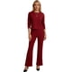 thumbnail image 1 of Conjunto 2 Piezas Blusa de Manga Larga y Pantalón Recto, Elegancia Casual y Comodidad Total Look Chic para Mujer, 1 of 5
