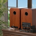 thumbnail image 5 of Saiyin Bluetooth Bookshelf Speakers for Record Player,Active Speakers with 3 Inch Woofer, Powered Speakers with Optical/AUX/TV-ARC Input for Turntable, PC and TV, 5 of 6